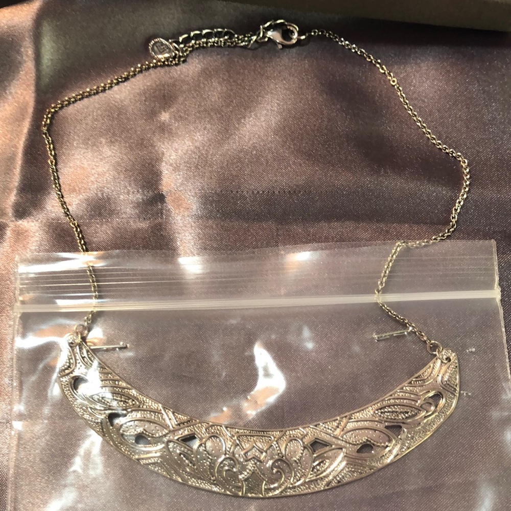 New. Sterling silver. Silpada necklace. Adjustable.